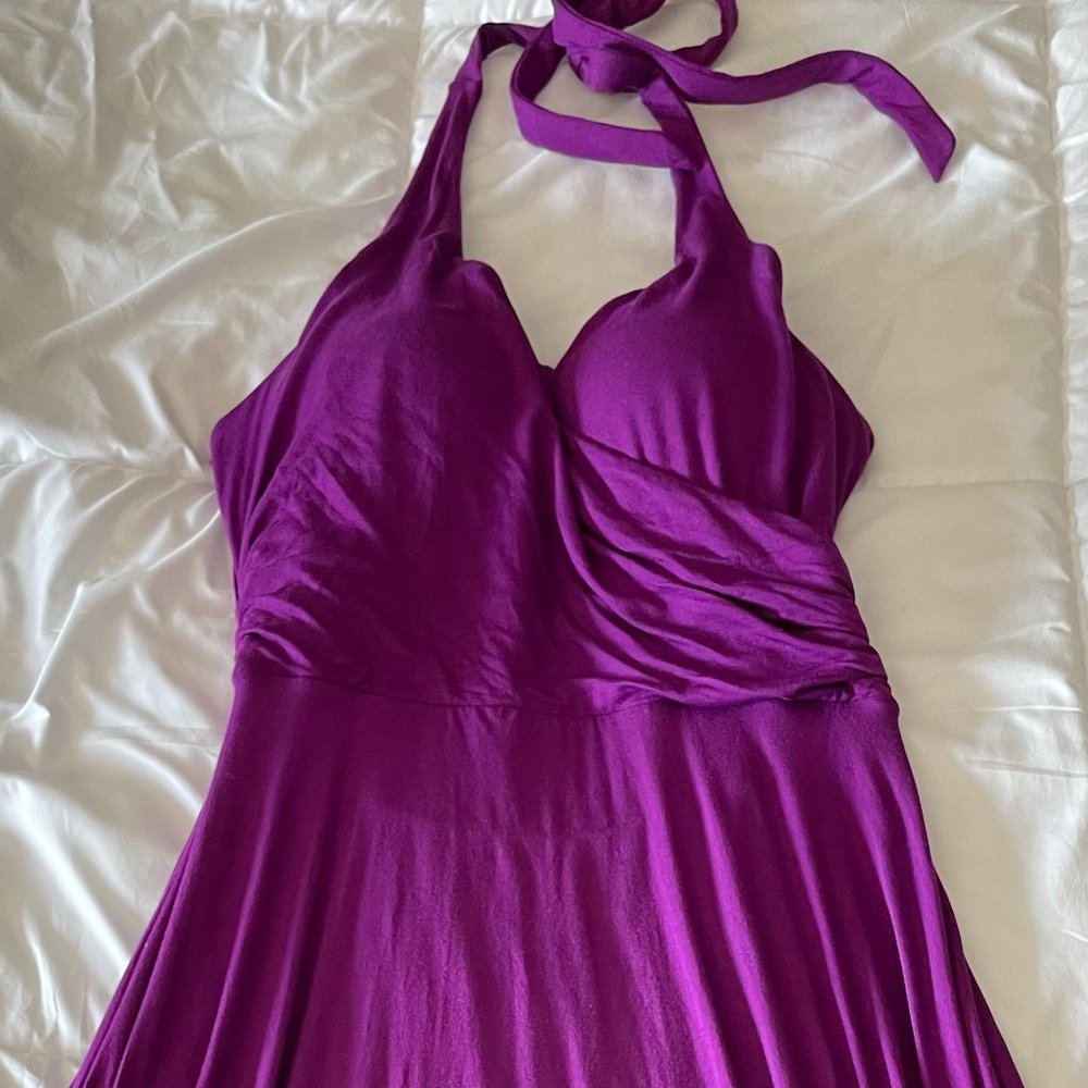 Victoria's Secret Miraculous Bra Top 34B Magenta Push Up Dress